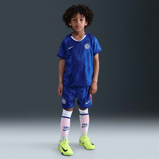 Tracksuits-Nike, Chelsea FC 2025/26 Stadium Home, Younger Kids' Nike Football Replica 3-Piece Kit