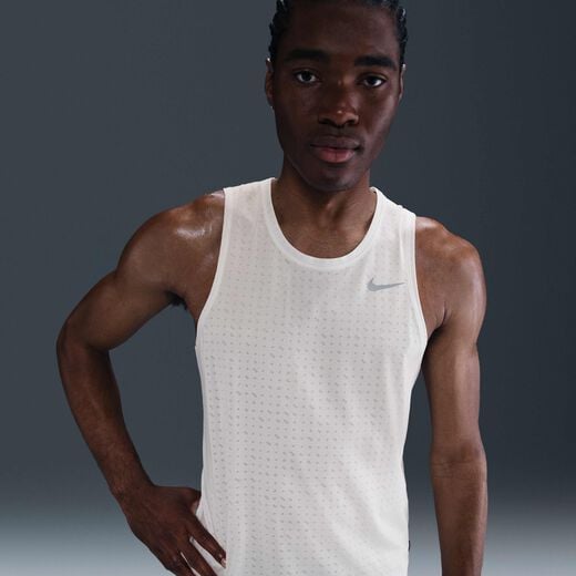 Men's Sleeveless Tank Tops-Nike, Nike Miler Breathe, Men's Dri-FIT Running Tank Top