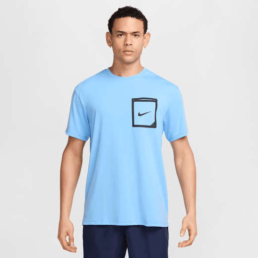 Men's Swimwear-Nike Swim, Nike Swim Hydroguard, Men's Short-Sleeve Top Men's Swimwear-Nike Swim, Nike Swim Hydroguard, Men's Short-Sleeve Top