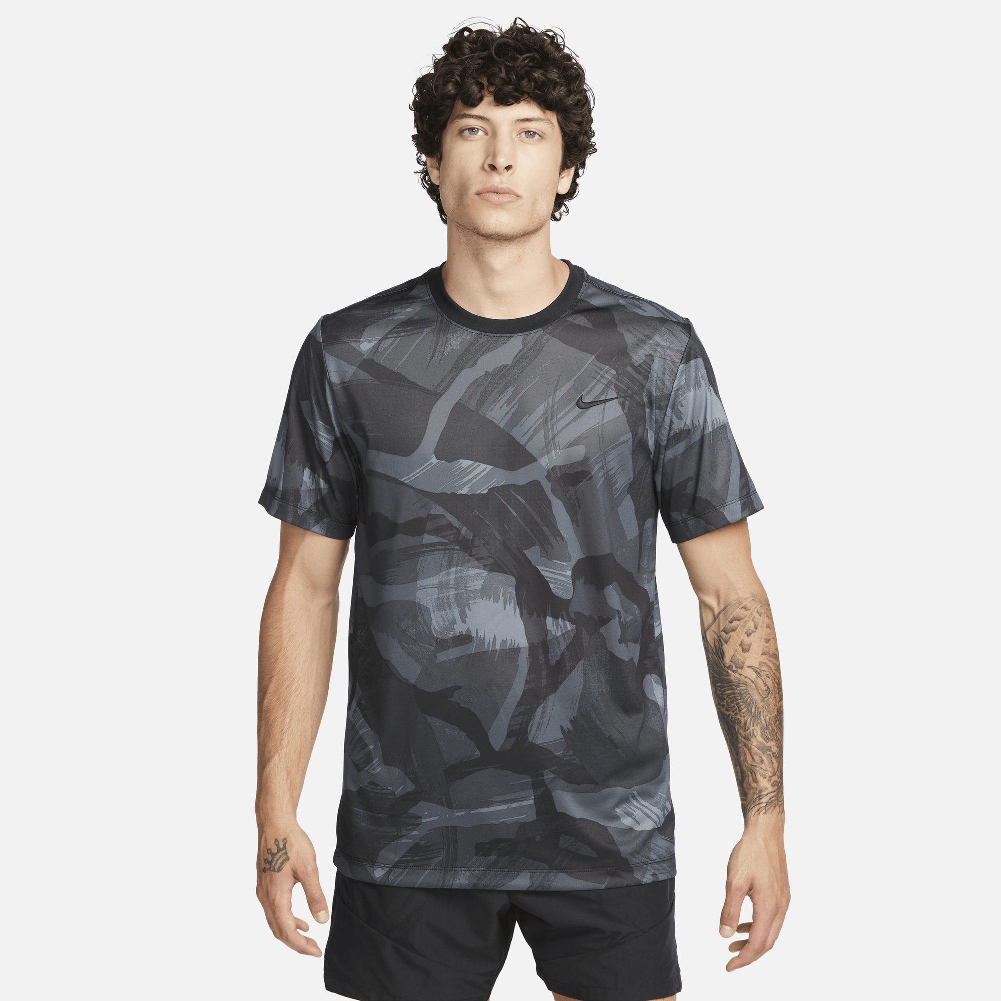 Slim fit camo hotsell shirt