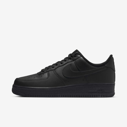 Triple Black-Nike, Nike Air Force 1 '07, Men's Shoes
