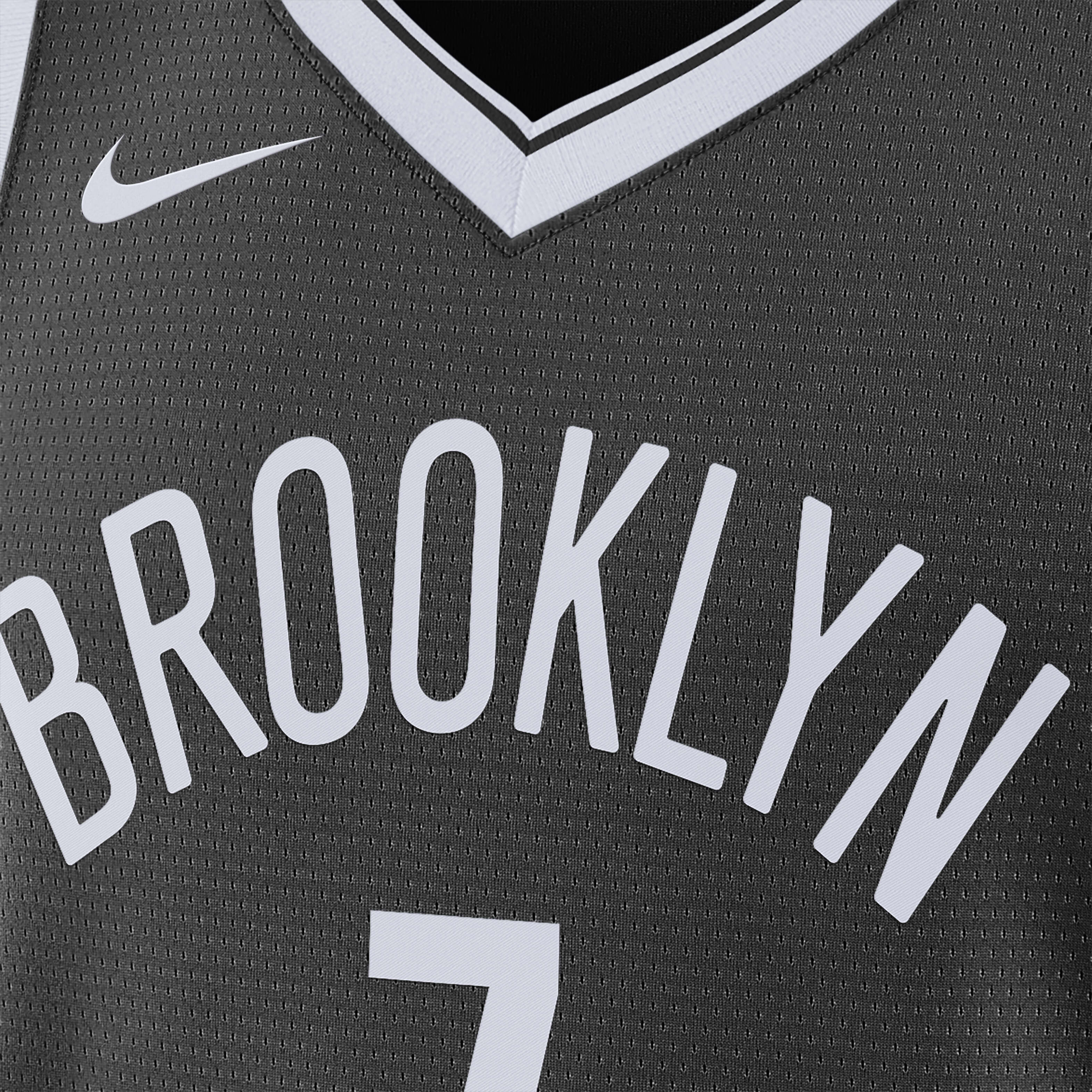 Buy Brooklyn Nets Icon Edition 2022 23 Men s Nike Dri FIT NBA Swingman Jersey Black Nike UAE Official