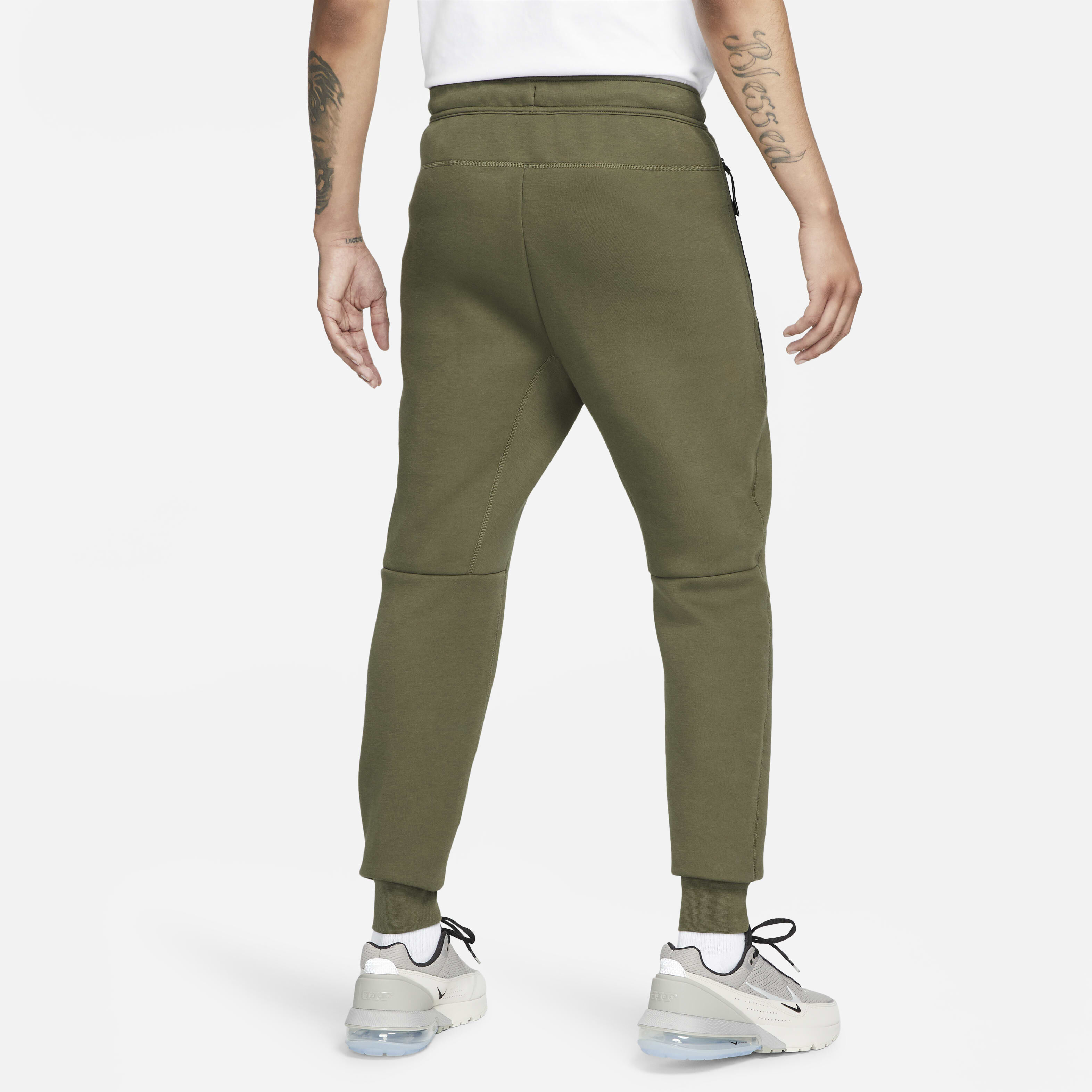 Nike tech fleece joggers navy black on sale