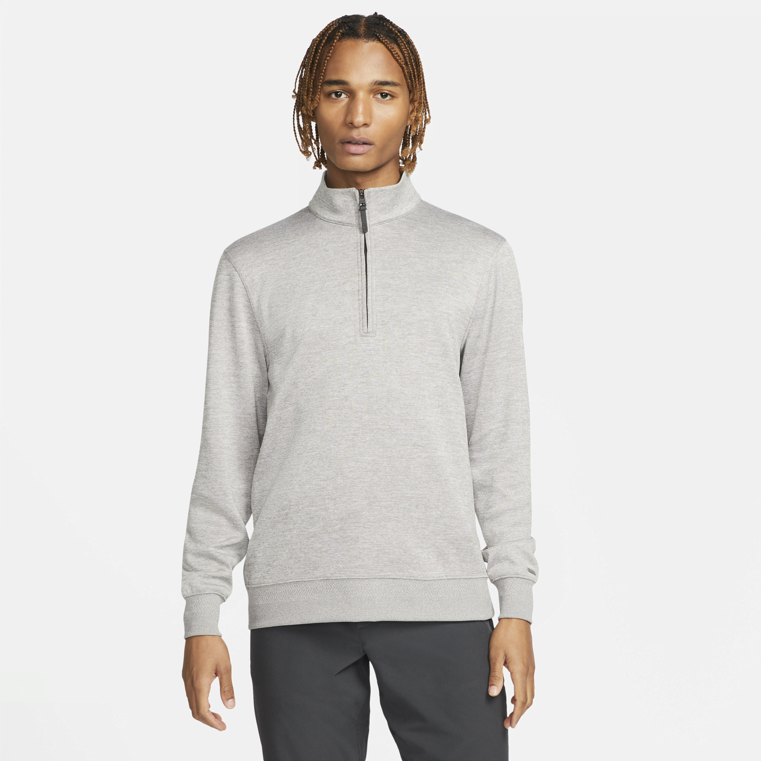 Nike grey half hot sale zip