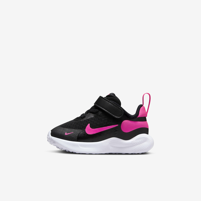Running Shoes For Toddler Girl Black And Pink Nike Shoes New