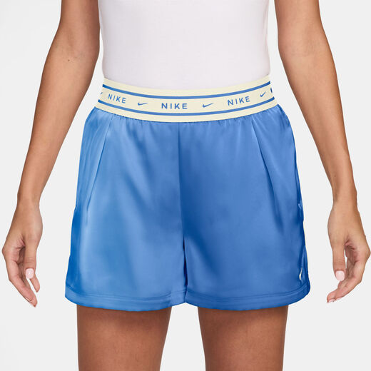 جديد الشورتات النسائية-نايكي, نايكي سبورتسوير, شورت ساتان واسع بخصر متوسط للنساء