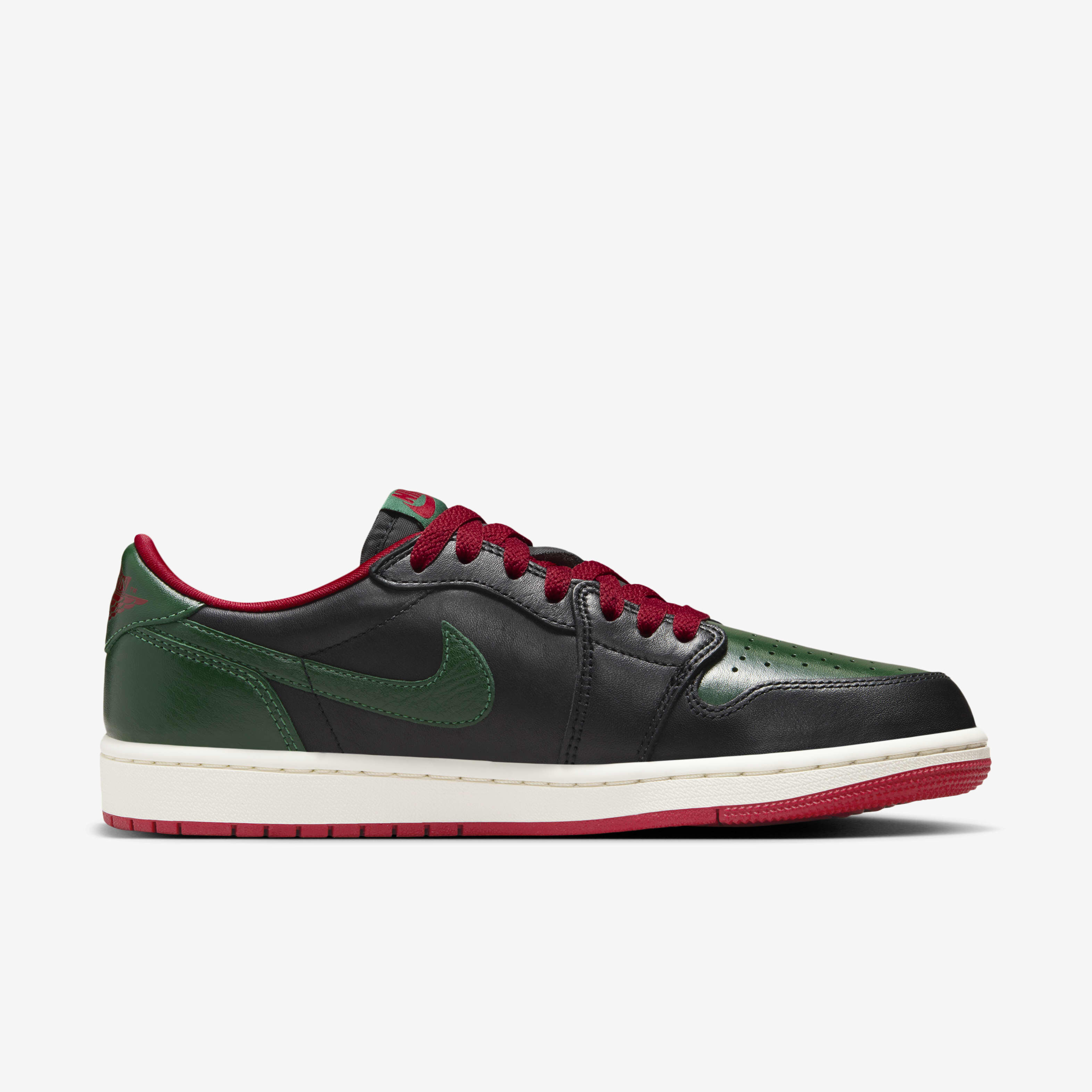 Air Jordan 1 Low OG 'Black/Gorge Green' image number 2