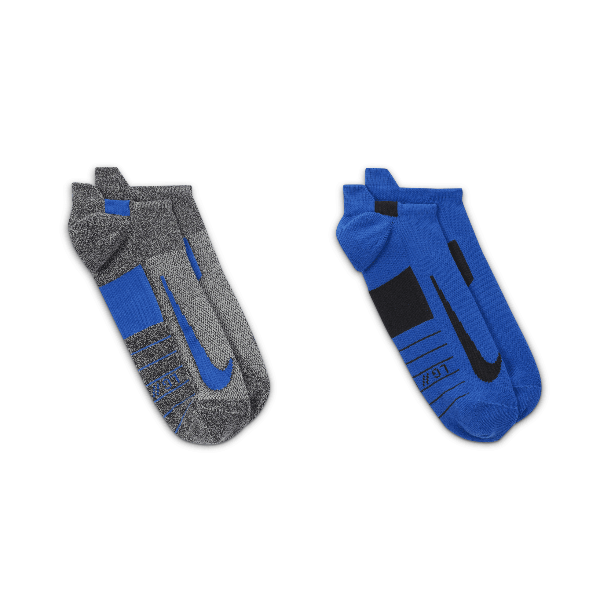 Shop Multiplier Running NoShow Socks (2 Pairs) Nike UAE