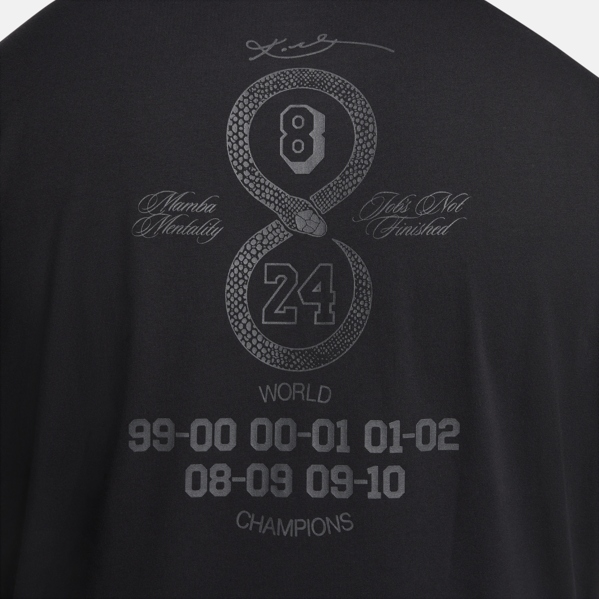 T shirt online kobe uomo argento