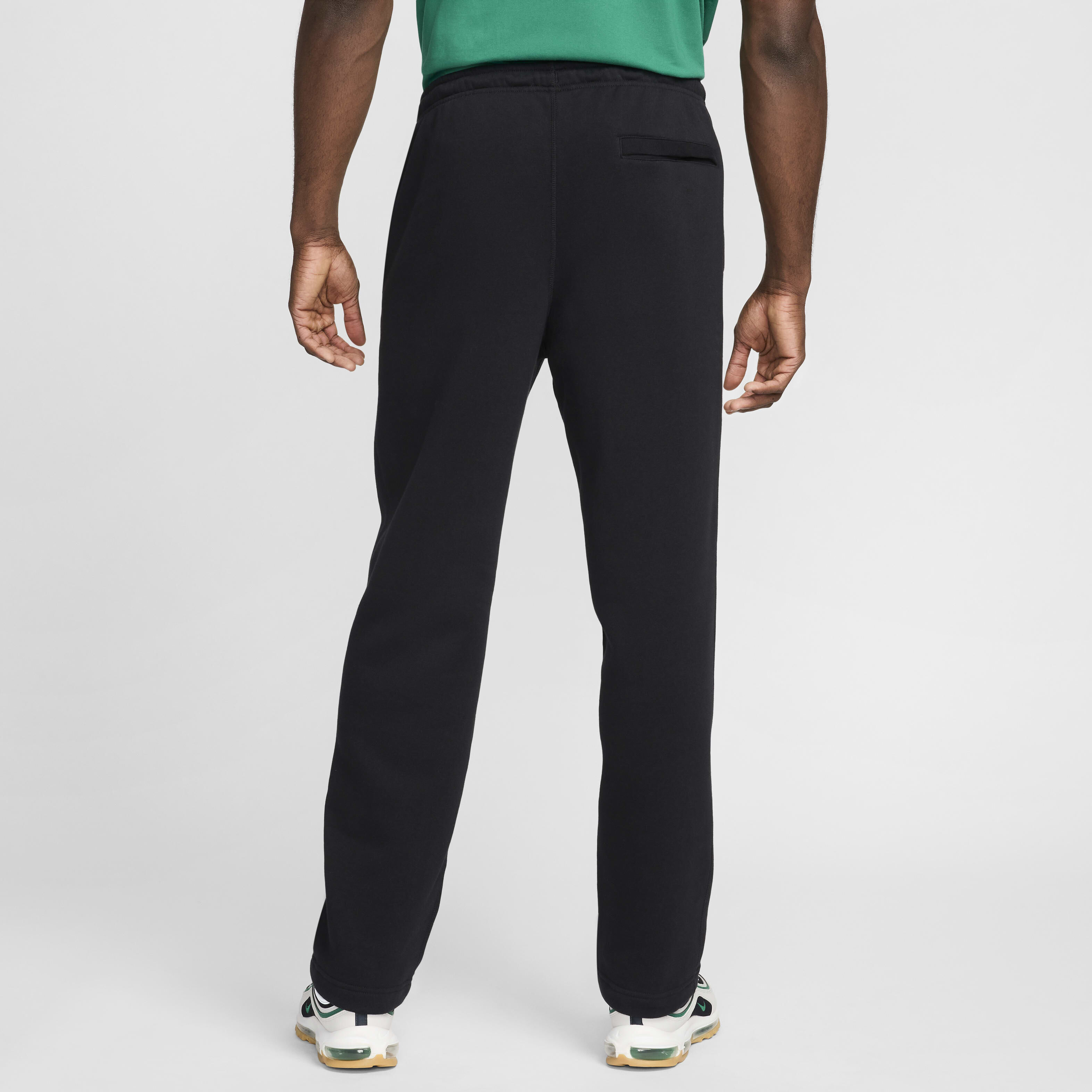 Buy Nike Club Fleece Men s Open Hem Fleece Trousers Nike UAE Official