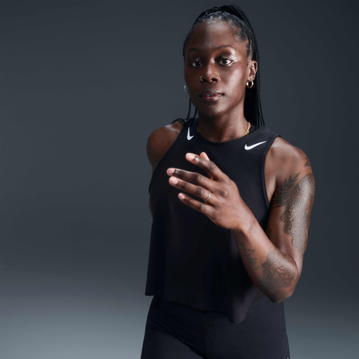 T-Shirts & Tops-Nike, Nike AeroSwift, Women's Dri-FIT ADV Cropped Running Tank Top