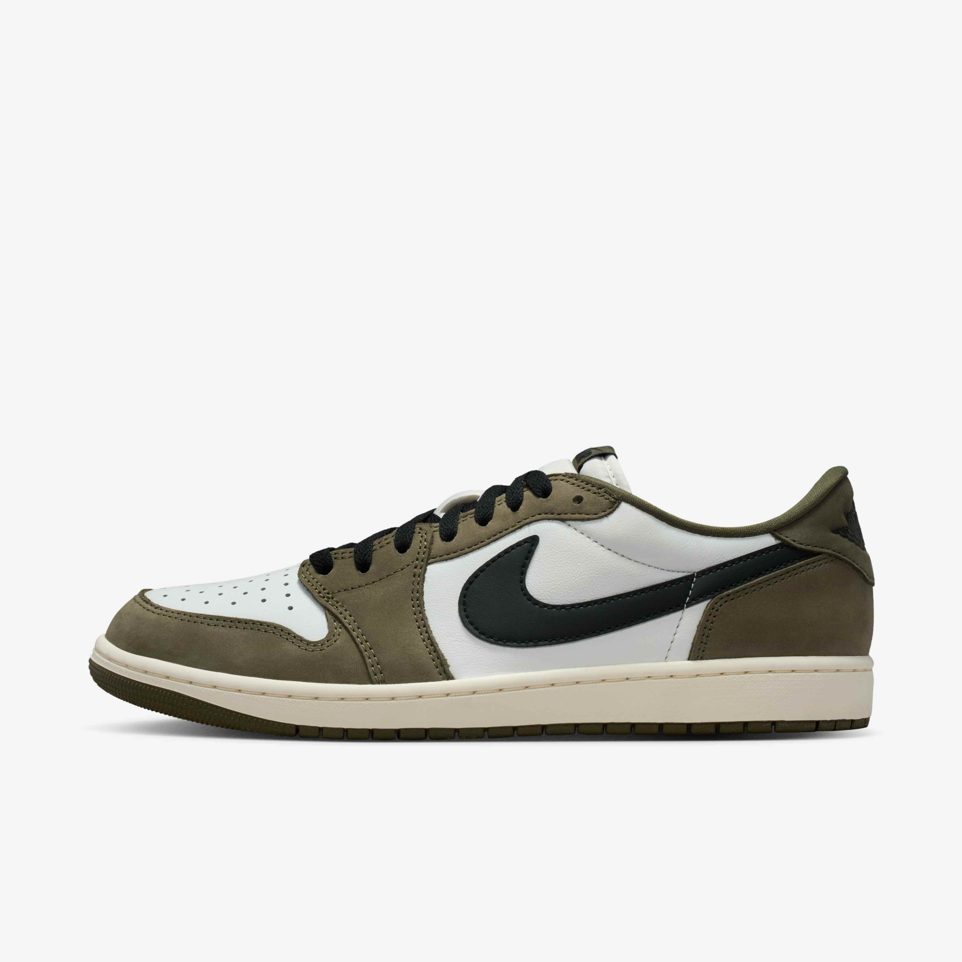 Air Jordan 1 Retro Low 'Medium Olive and Summit White' image number 0