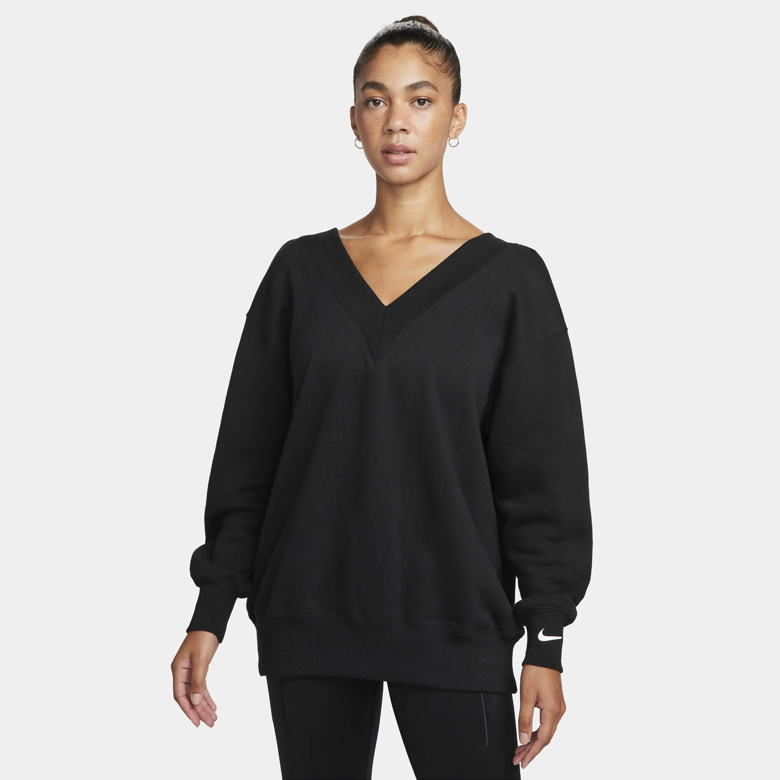 Buy Nike Sportswear Phoenix Fleece Women s Oversized V Neck Sweatshirt Nike UAE Official