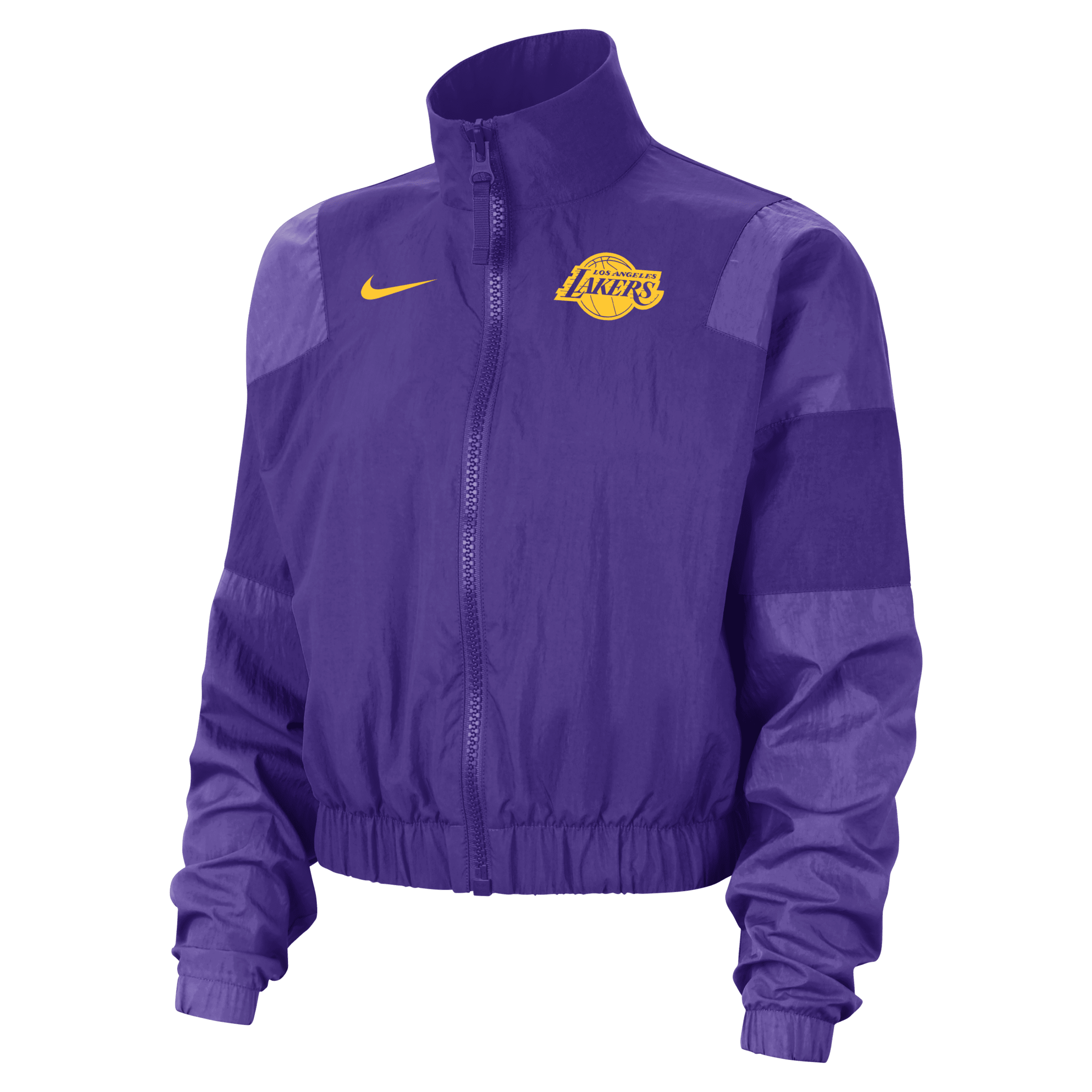 Shop Los Angeles Lakers Courtside Women s Nike NBA Lightweight