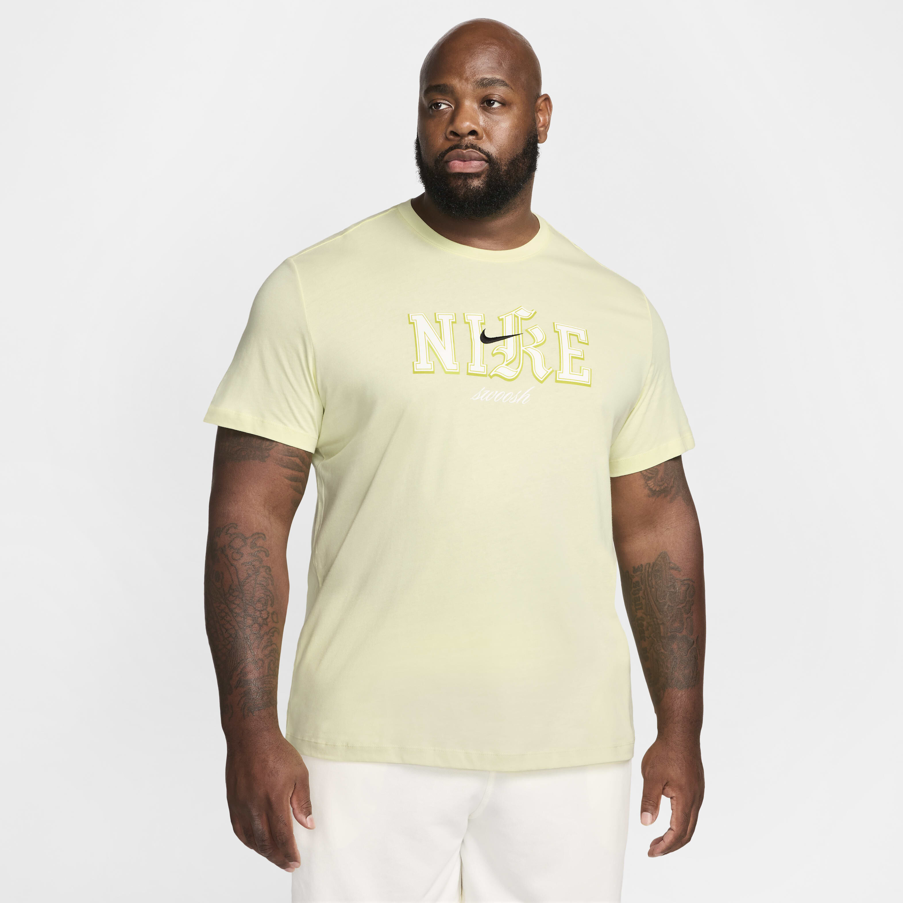 Buy Nike Sportswear Men s T Shirt Life Lime Nike UAE Official