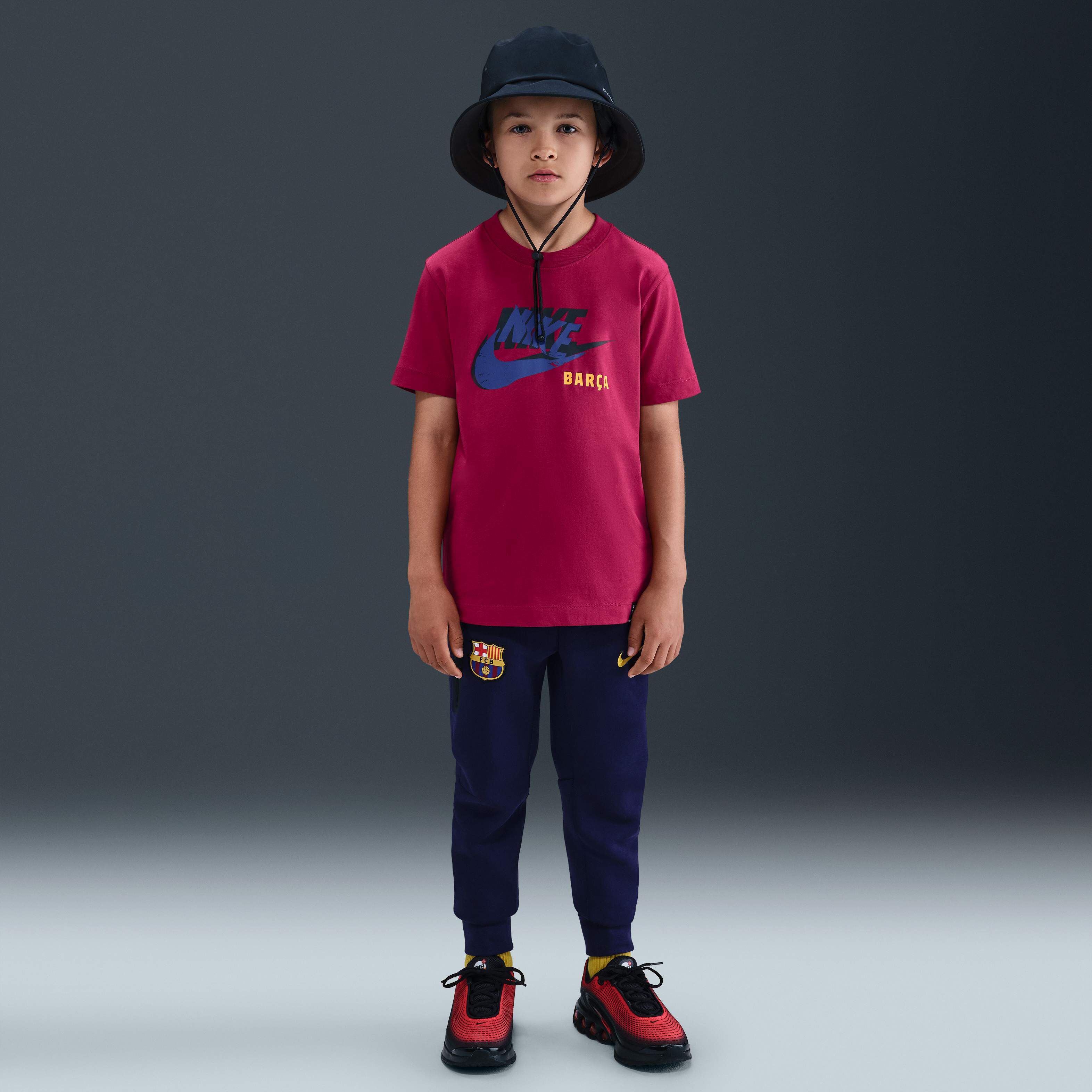★キッズSサイズ★FC Barcelona Nike シャツ T-shirt Castellers blue Barça Nike - Junior – Barça Official