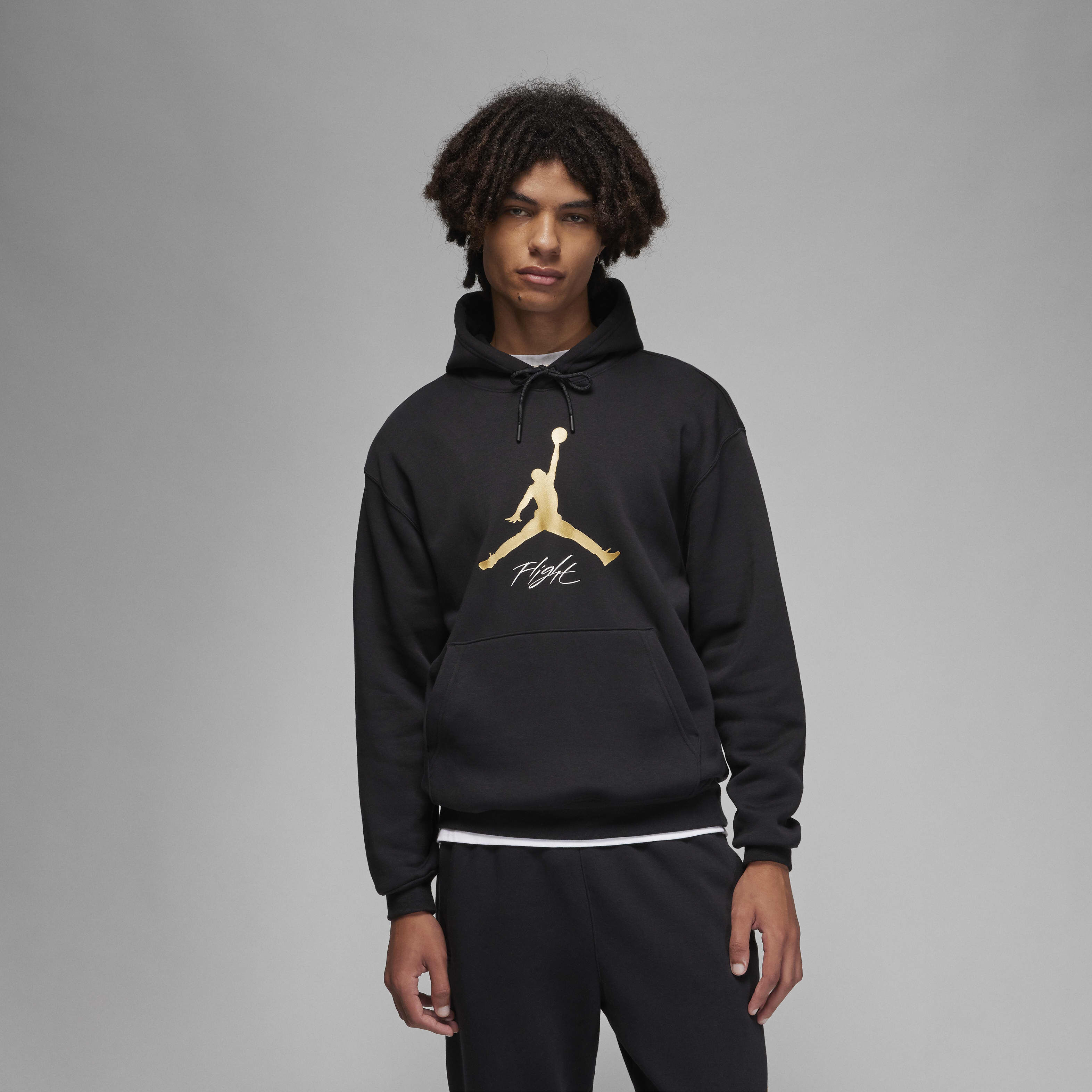 black gold jordan hoodie