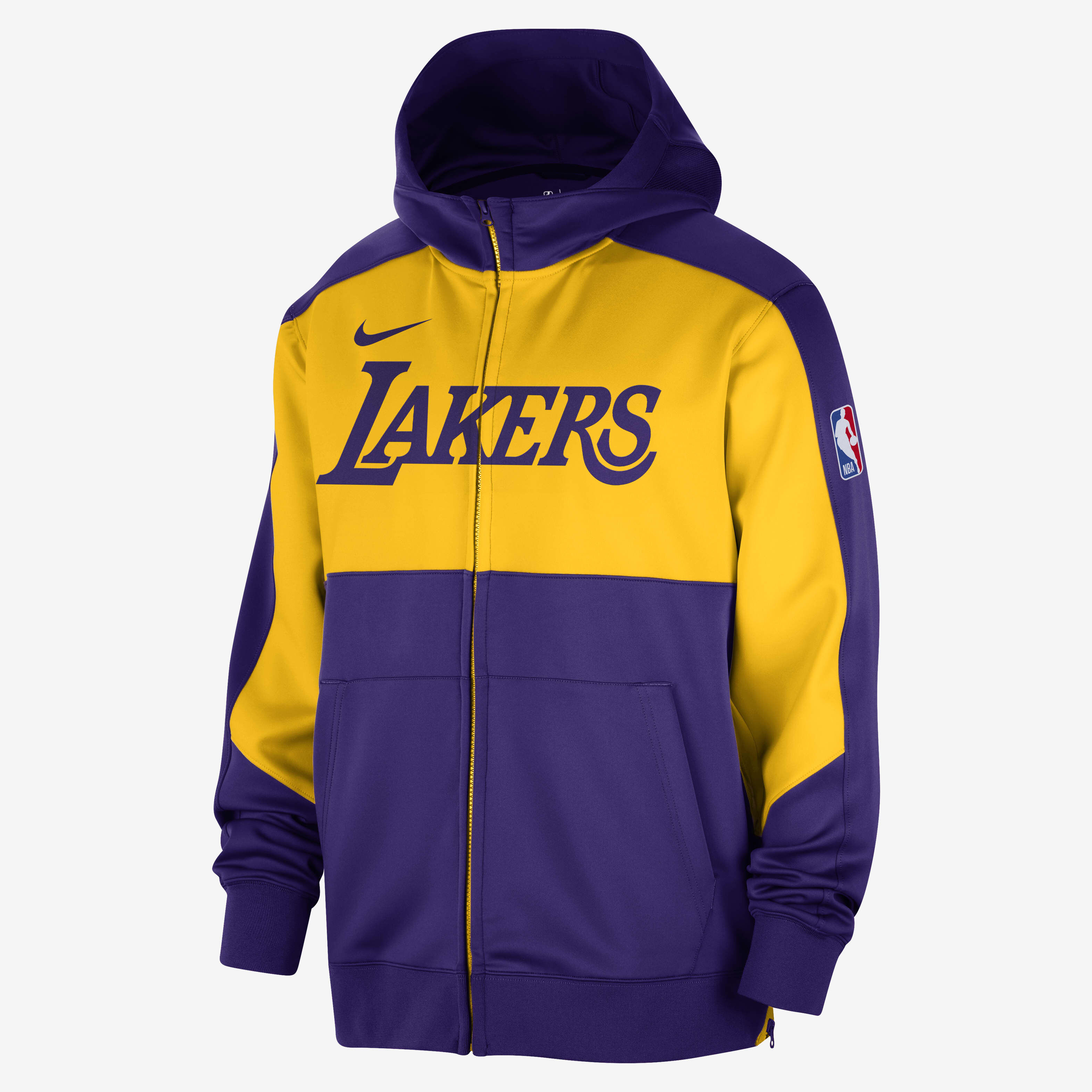 Buy Los Angeles Lakers Showtime Men s Nike Dri FIT NBA Full Zip Hoodie Nike UAE Official