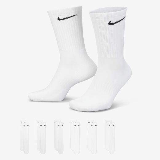 Men's Socks-Nike, Nike Everyday Cushioned, Training Crew Socks (6 Pairs)