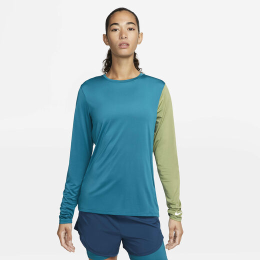 Women's Running Apparel-Nike, Nike Dri-FIT, Women's Long-Sleeve Seasonal Running Top Women's Running Apparel-Nike, Nike Dri-FIT, Women's Long-Sleeve Seasonal Running Top