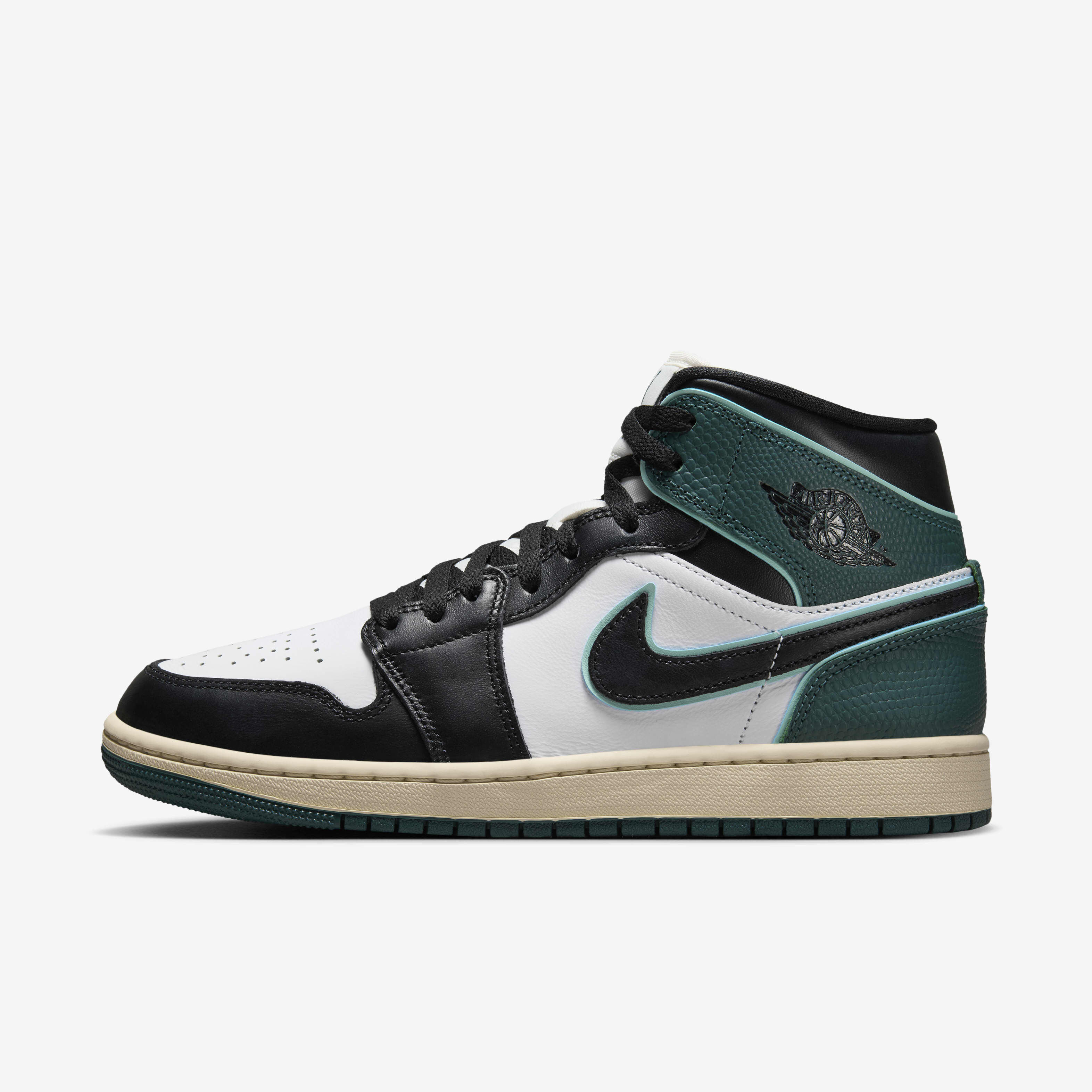 Air jordan 1 mid premium black shop