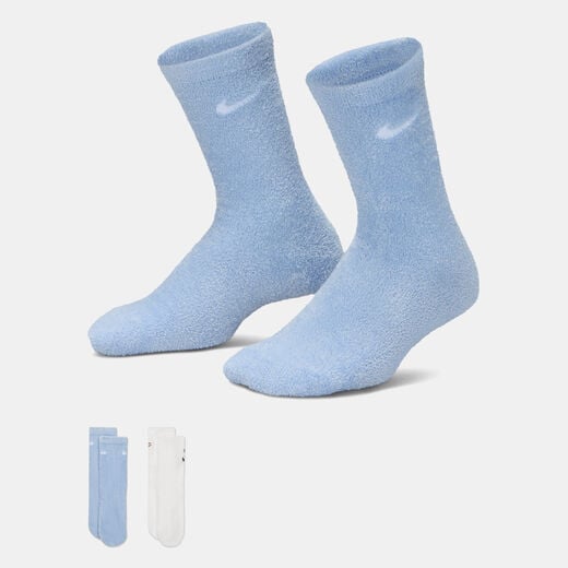 Clothing-Nike, Nike, Little Kids' Snowman Fuzzy Crew Socks (2 Pairs)