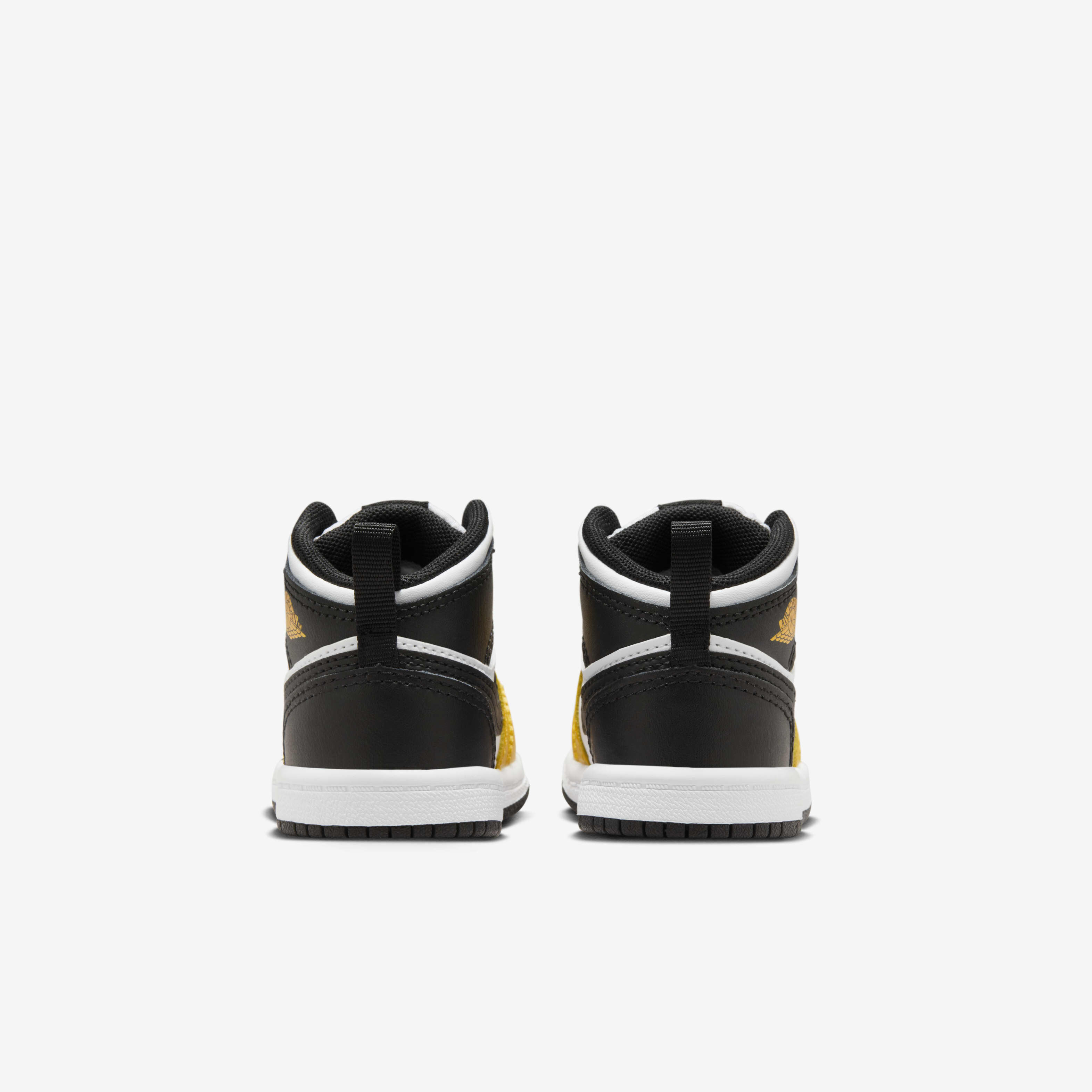 Buy Jordan 1 Mid Baby Toddler Shoes Yellow Ochre White Yellow Ochre Black Nike UAE Official