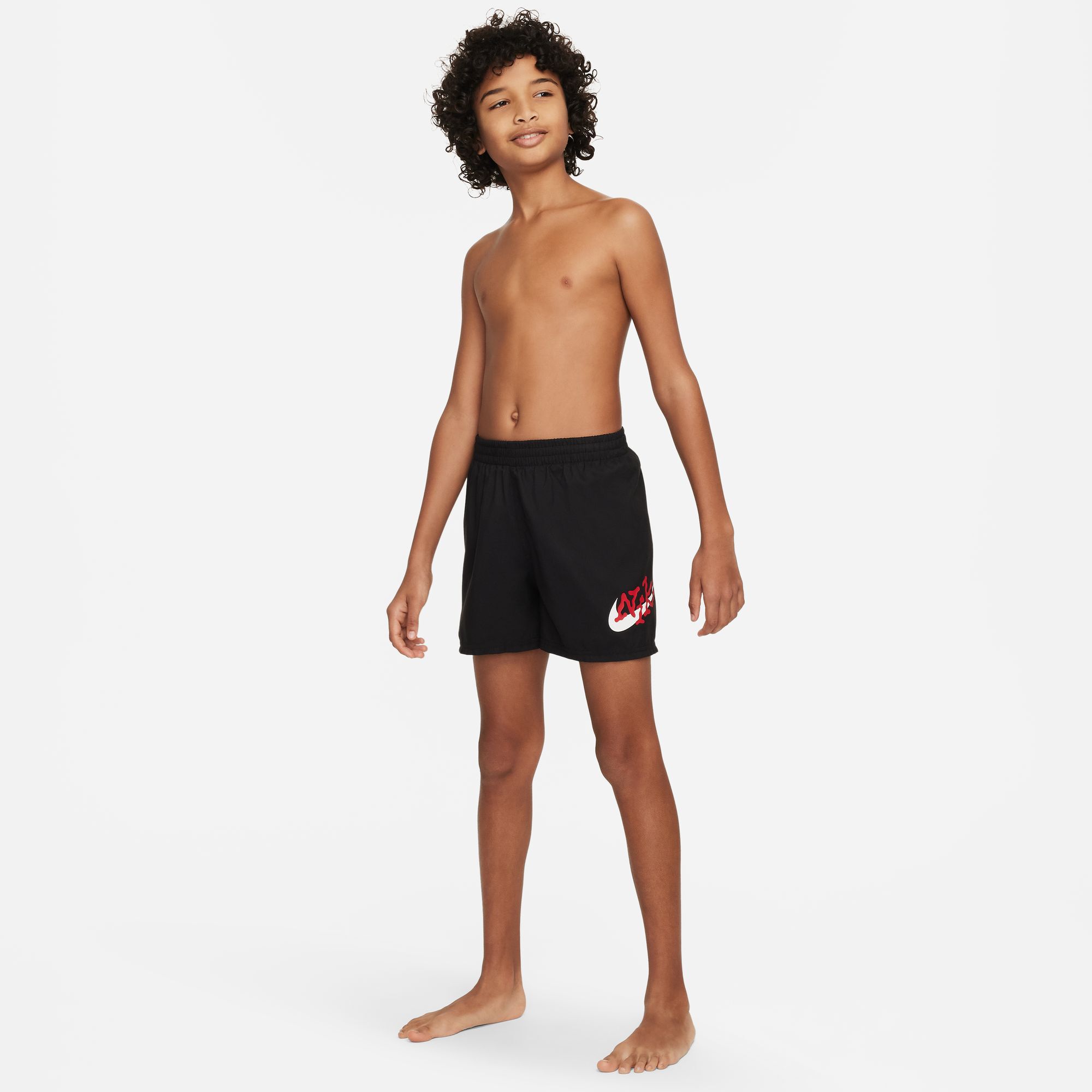 Buy Nike Swim Big Kids Boys 4 Volley Shorts Nike UAE Official