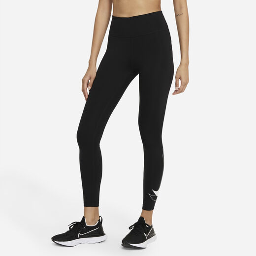 Clothing-Nike, Nike Swoosh Run, Women's Mid-Rise 7/8 Running Leggings