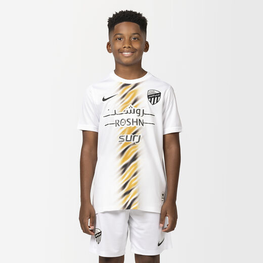 Al-Ittihad FC-Nike, Al-Ittihad F.C. 2024/25 Fan Away Jersey, Older Kids' Nike Dri-FIT Football Shirt