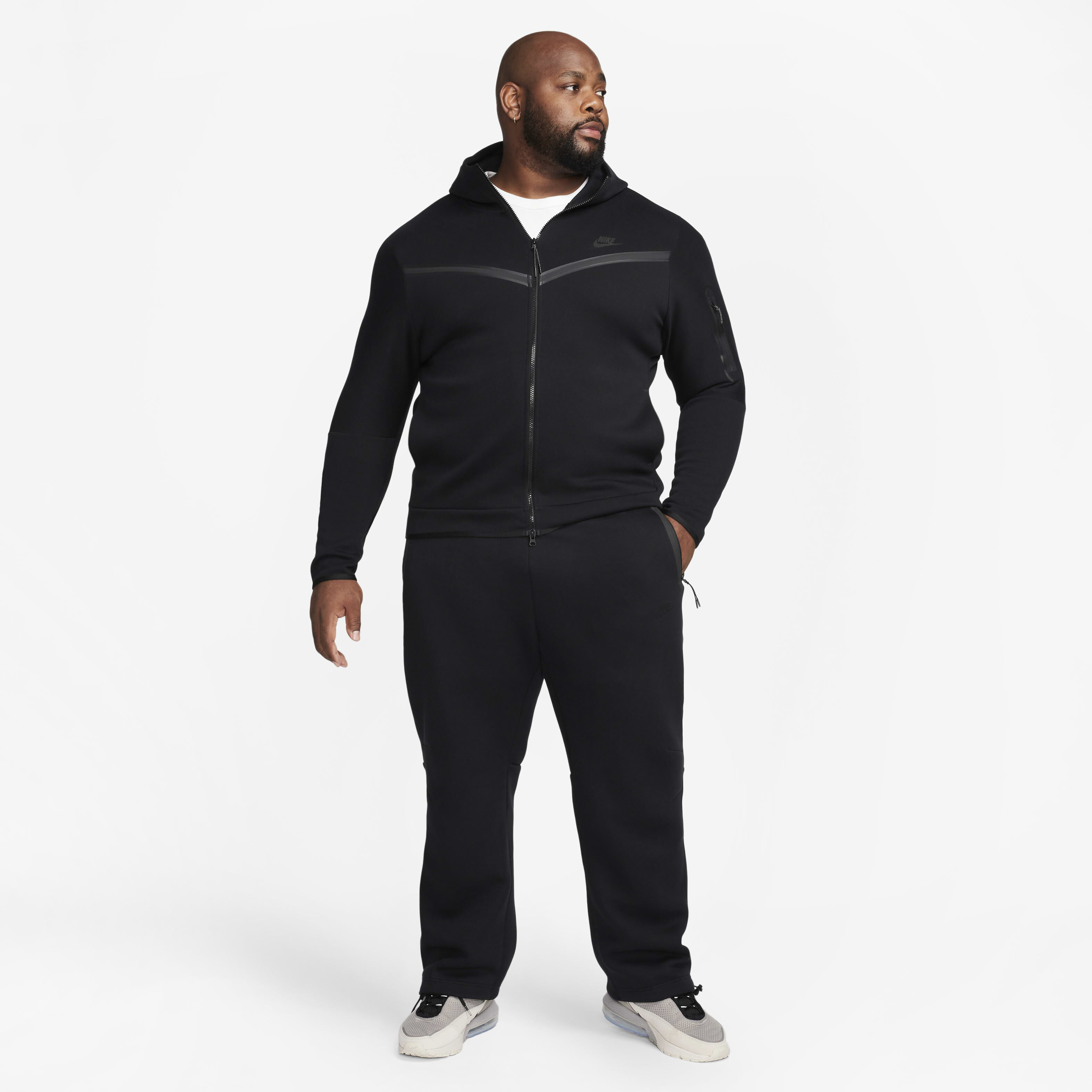 Buy Nike Sportswear Tech Fleece Men s Open Hem Tracksuit Bottoms Nike UAE Official