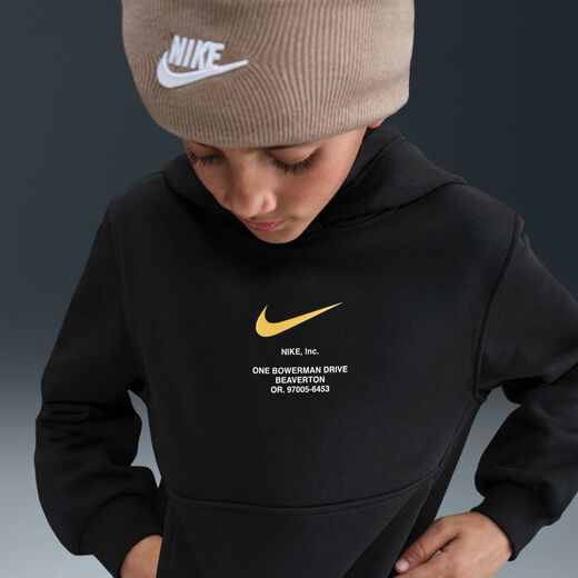 Kids' Hoodies & Sweatshirts-Nike, Nike Sportswear Club Fleece, Older Kids' (Boys') Pullover Hoodie