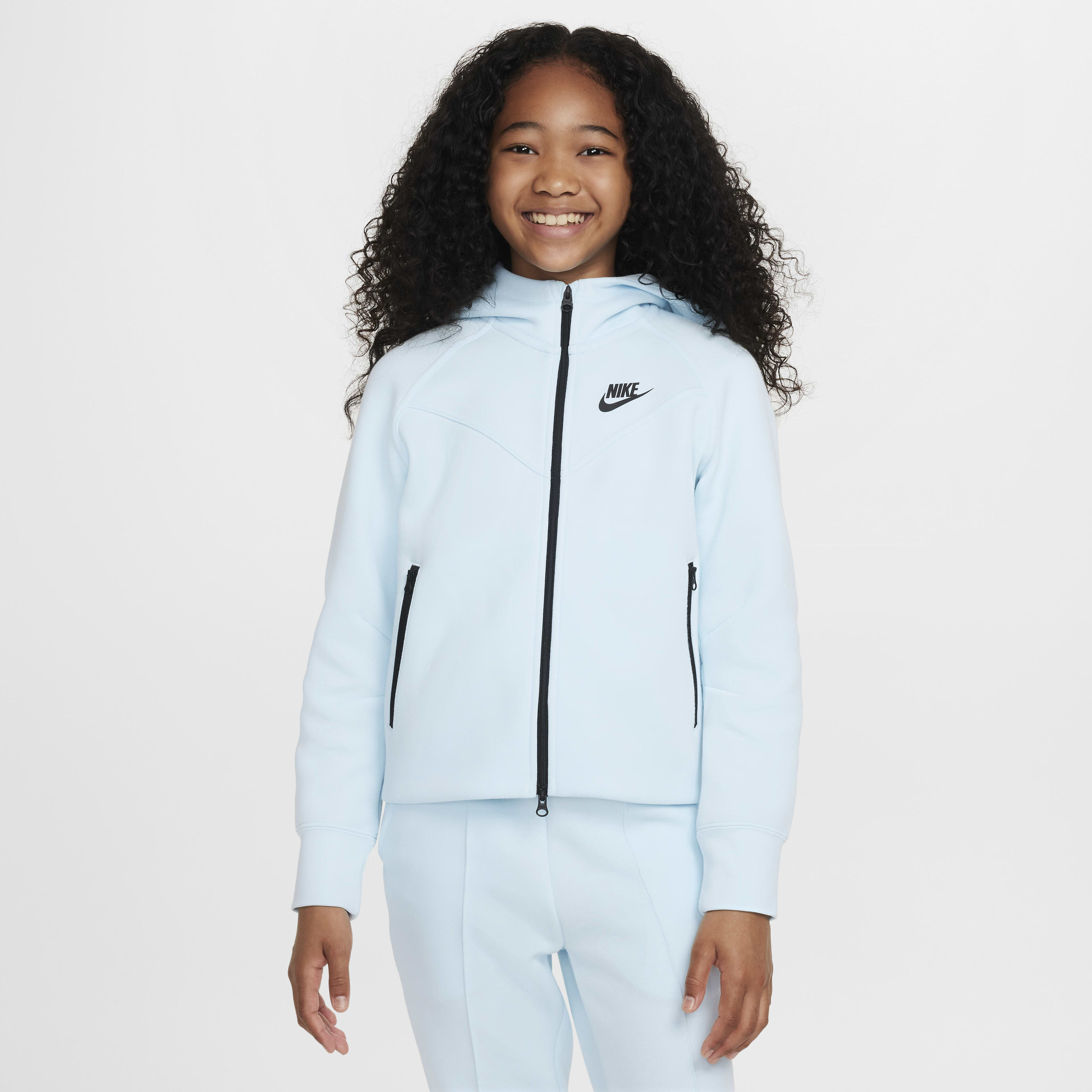 Buy Nike Sportswear Tech Fleece Older Kids Girls Full Zip Hoodie Nike UAE Official