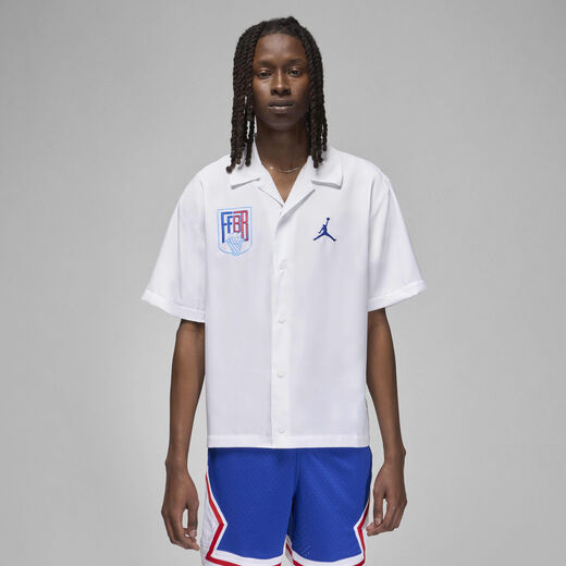 T-Shirts & Tops-Jordan, Jordan Sport x Fédération Française de Basketball, Men's Warm-Up Top