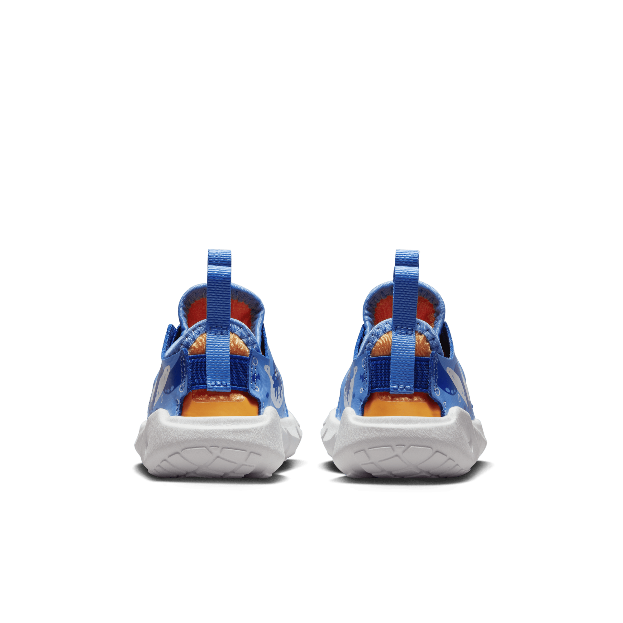 Baby blue and orange nike shoes discount