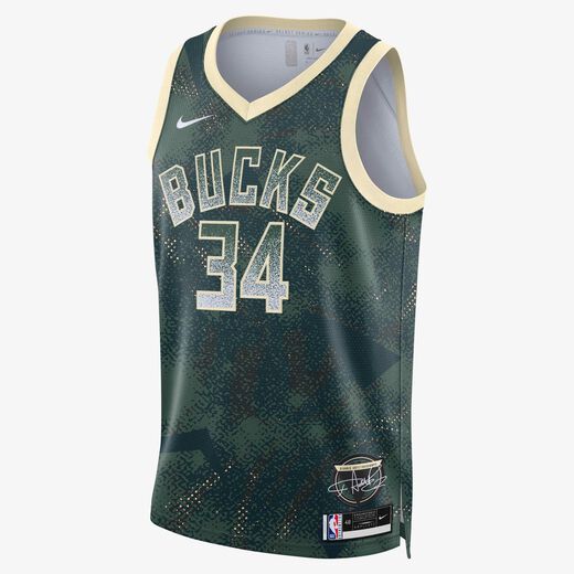 Basketball-Nike, Giannis Antetokounmpo Milwaukee Bucks 2025/26 Select Series, Men's Nike Dri-FIT NBA Swingman Jersey