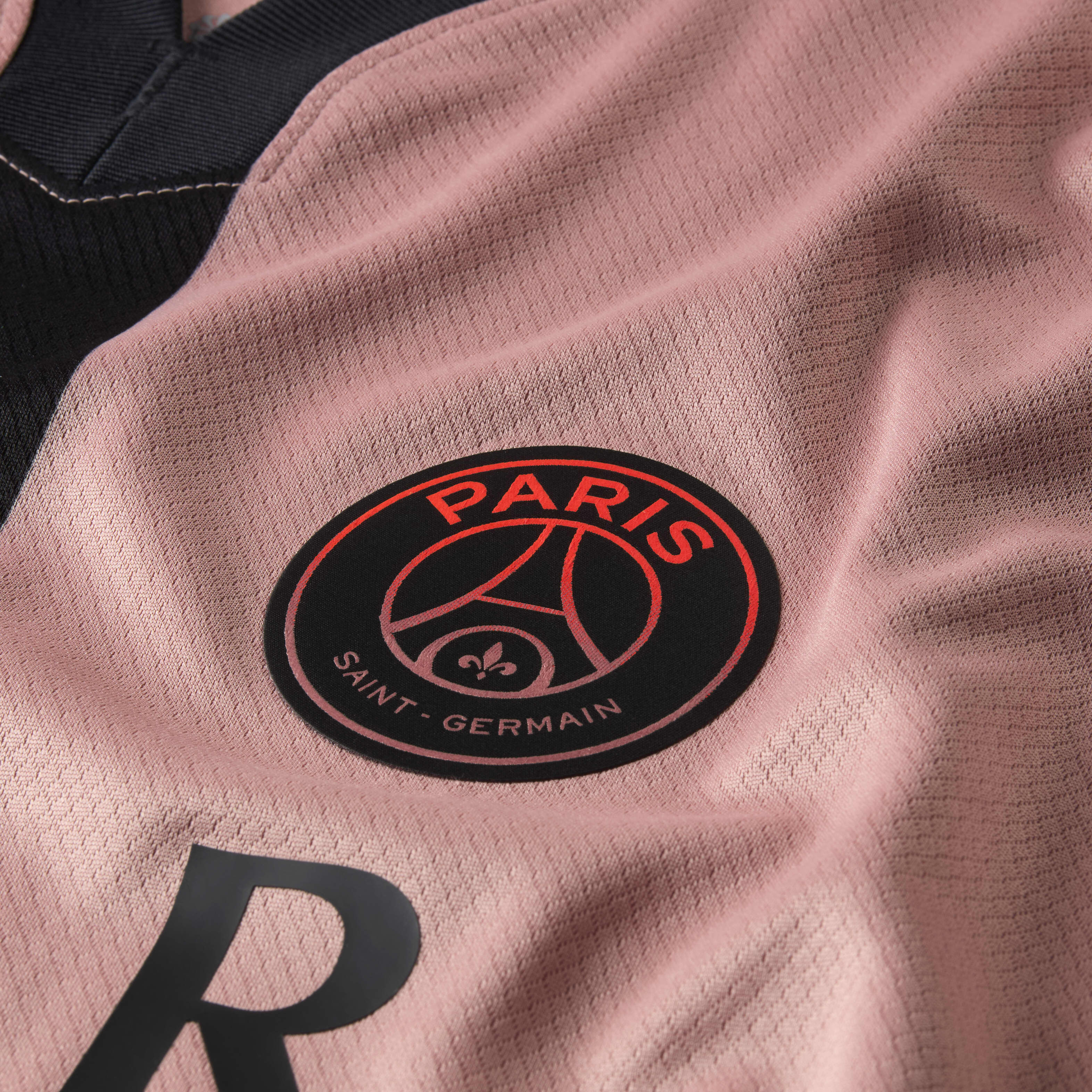 Buy Paris Saint-Germain 2024/25 Stadium Third Men's Jordan Dri-FIT Football  Replica Shirt - Rust Pink/Black/Black | Nike UAE Official