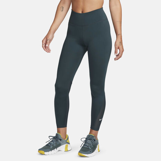 Leggings-Nike, Nike One, Women's Mid-Rise 7/8 Mesh-Panelled Leggings