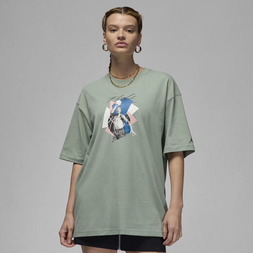Clothing-JRDN, Jordan, Women's Oversized Graphic T-Shirt
