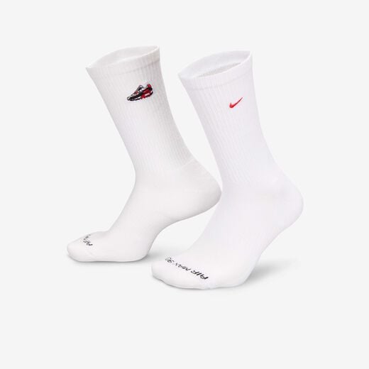 Socks-Nike, Nike Air Max 90 Everyday Plus, Cushioned Crew Socks (1 Pair)