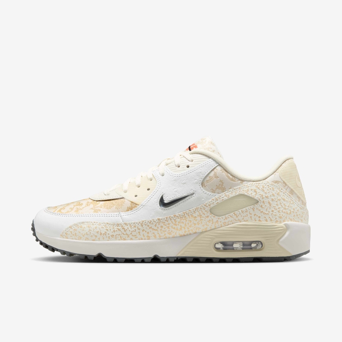 Buy Nike Air Max 90 G Golf Shoes White/Sail/Metallic Gold Nike
