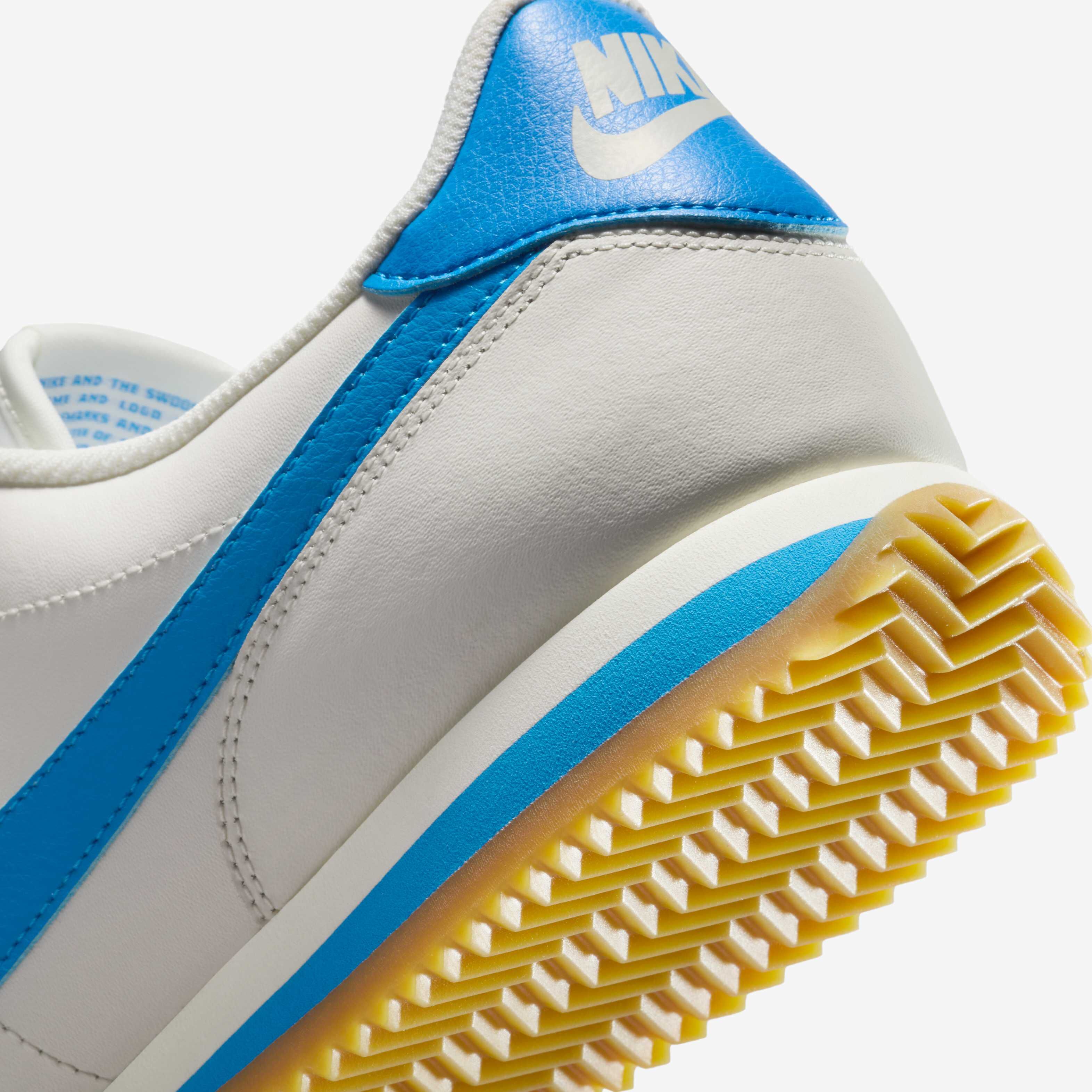 Buy Nike Cortez Leather Men's Shoes - Sail/Gum Yellow/Light