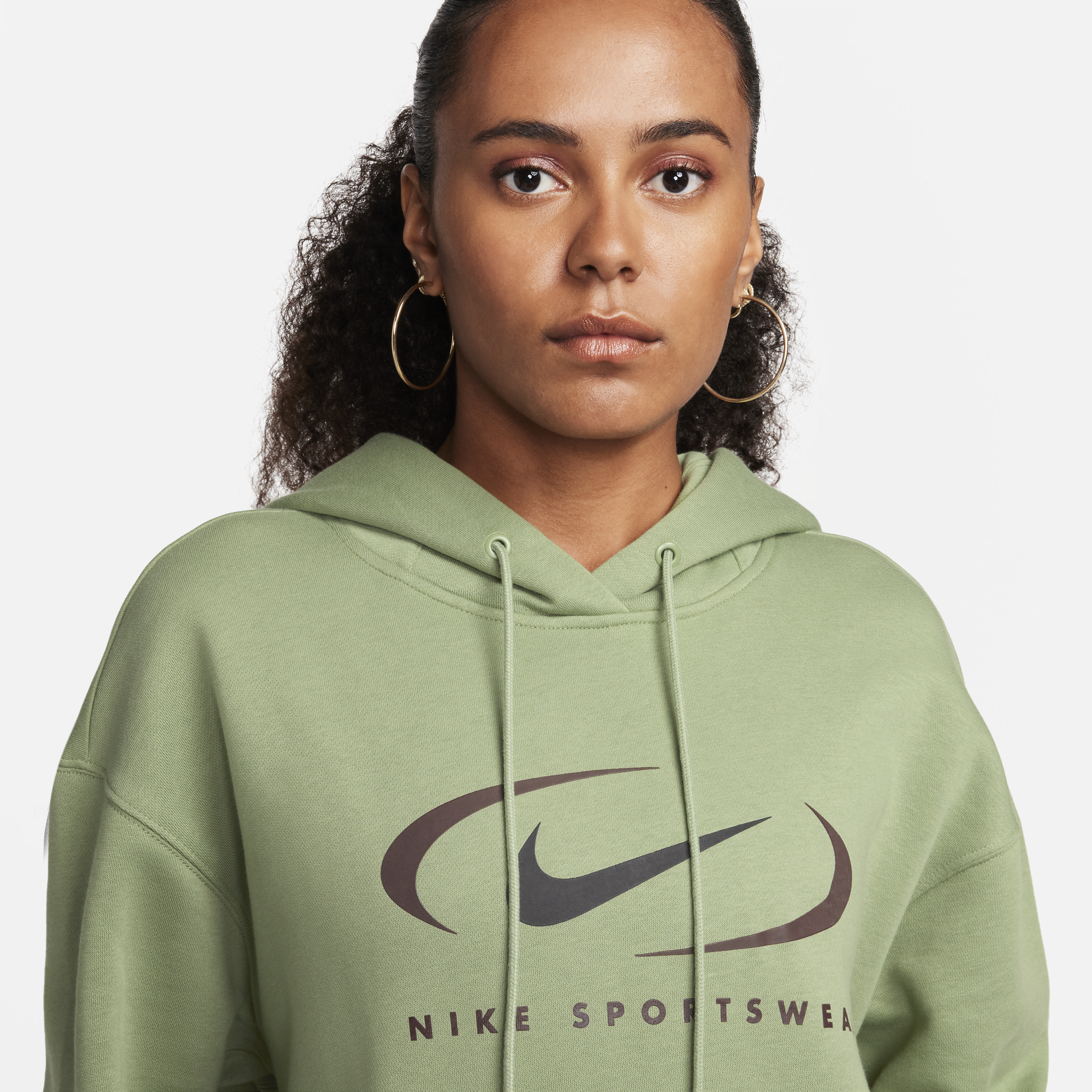 Nike fleece outlet hoodie women's