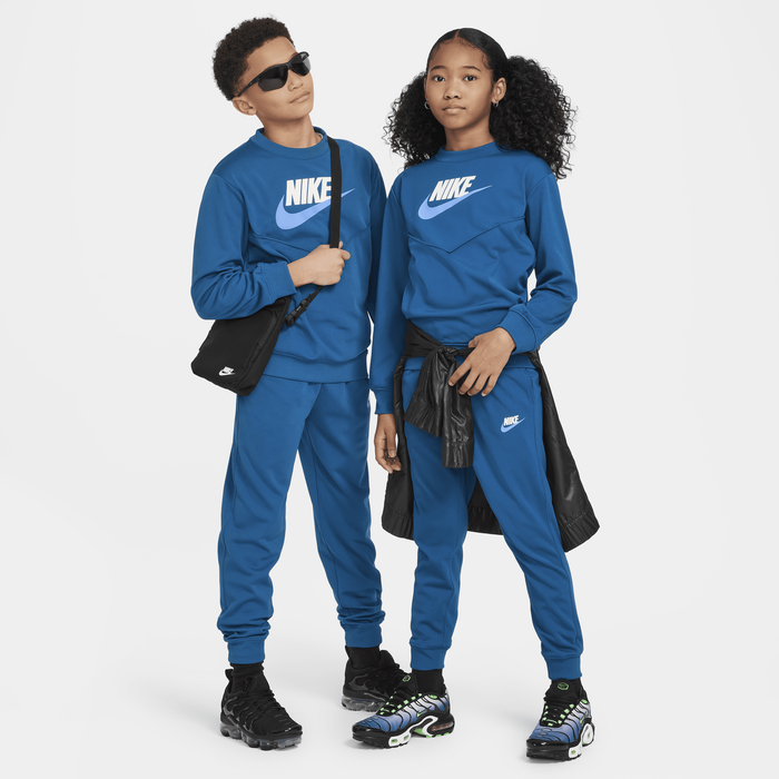 Nike navy polyester lycra tracksuit sales