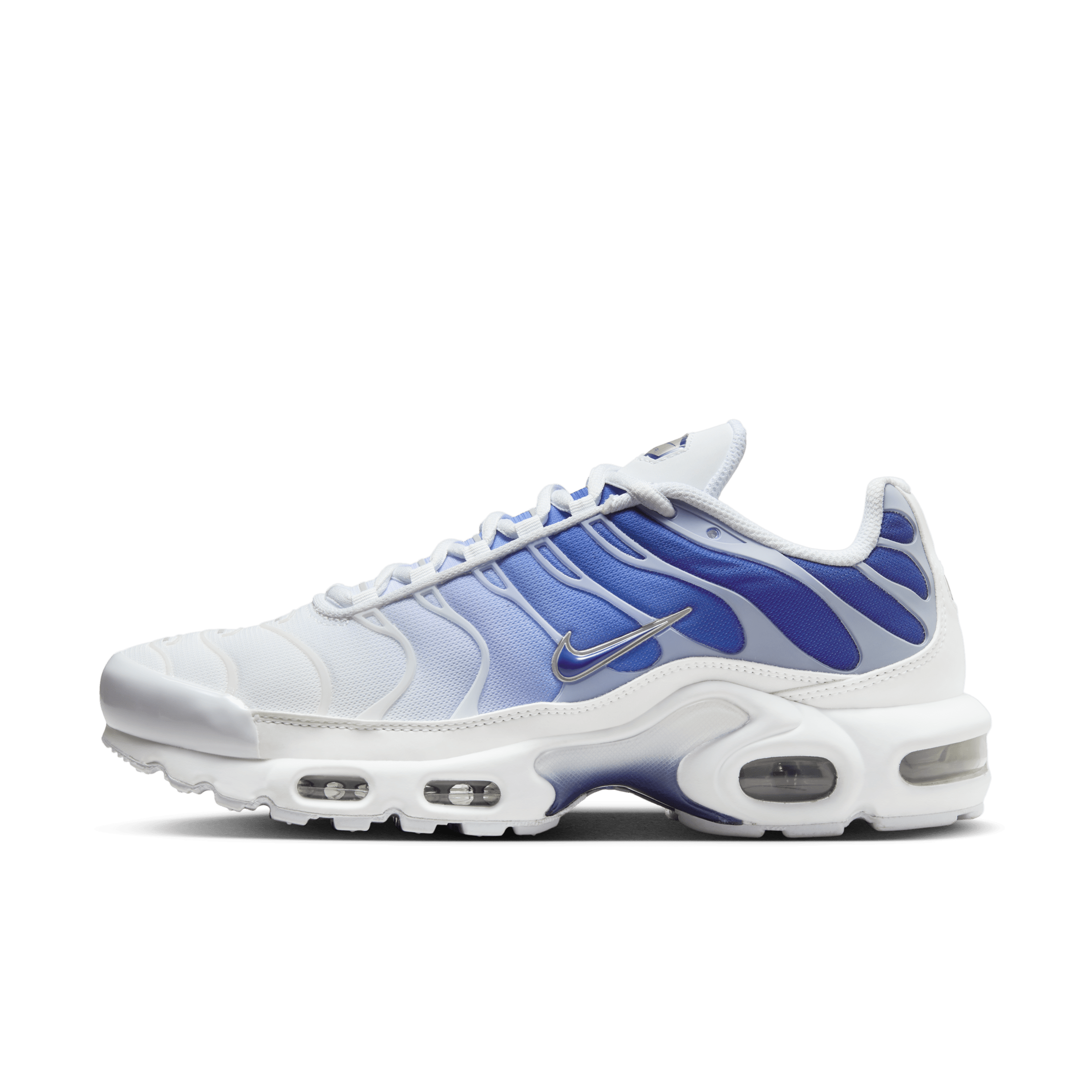 Air max plus metallic platinum/gunsmoke/white/gym red sale