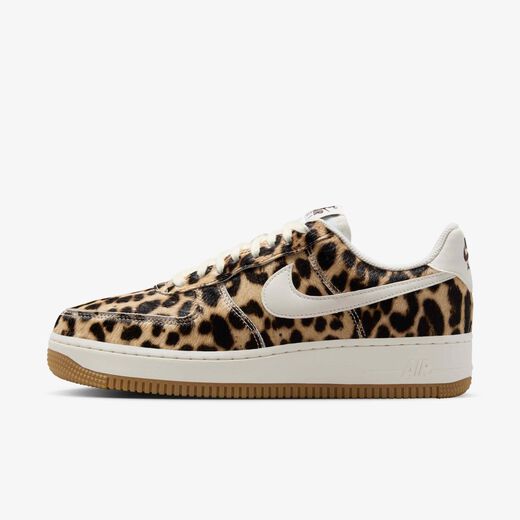 Brown-Nike, Nike Air Force 1 '07 'Leopard', Women's Shoes