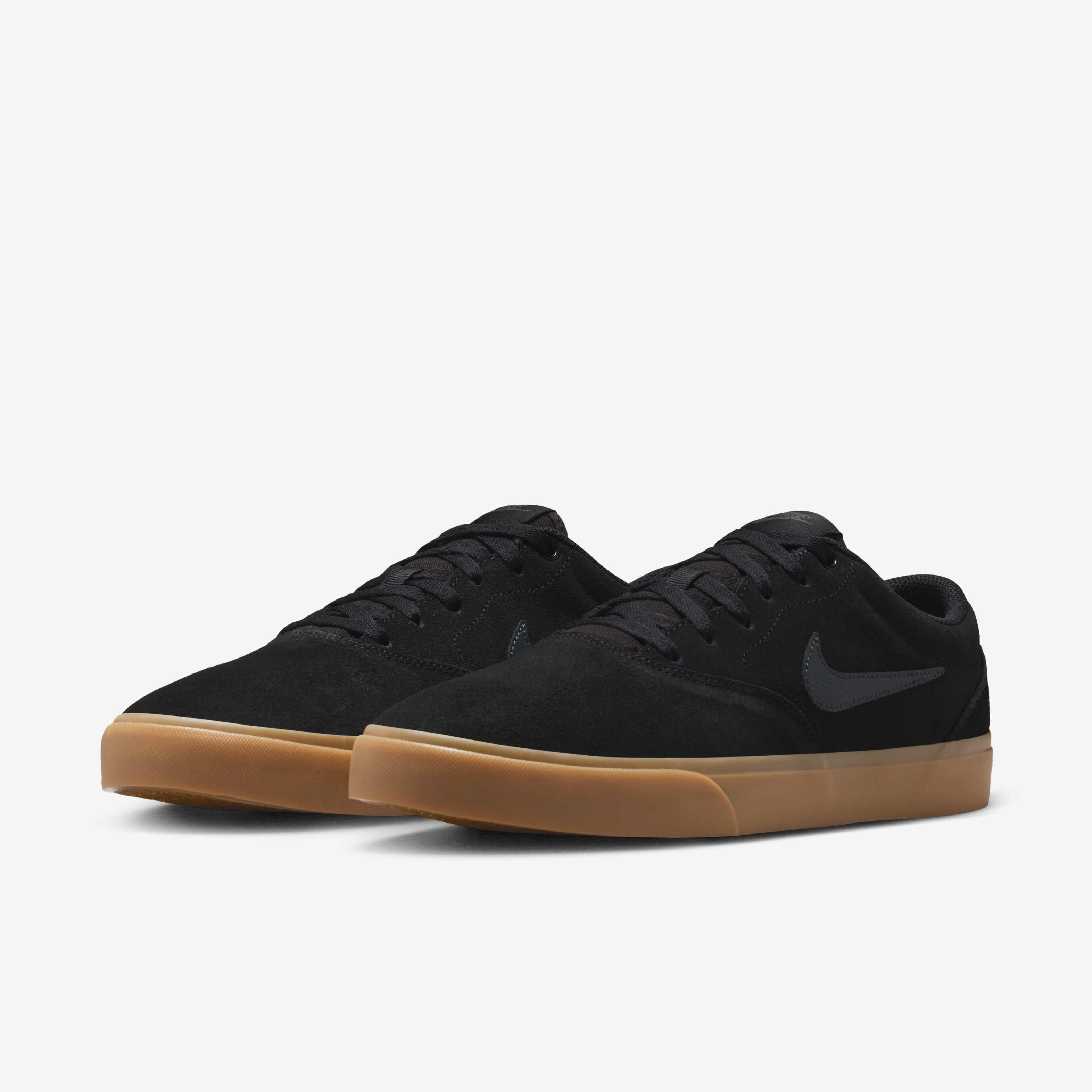 Buy Nike Charge Suede Men's Shoes - Black/Black/Gum Light Buy Nike Charge Suede Men's Shoes - Black/Black/Gum Light