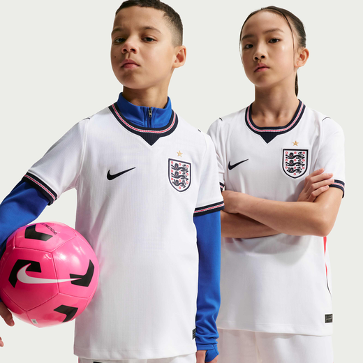 England-Nike, England 2026 Stadium Home, Older Kids' Nike Dri-FIT Football Replica Shirt