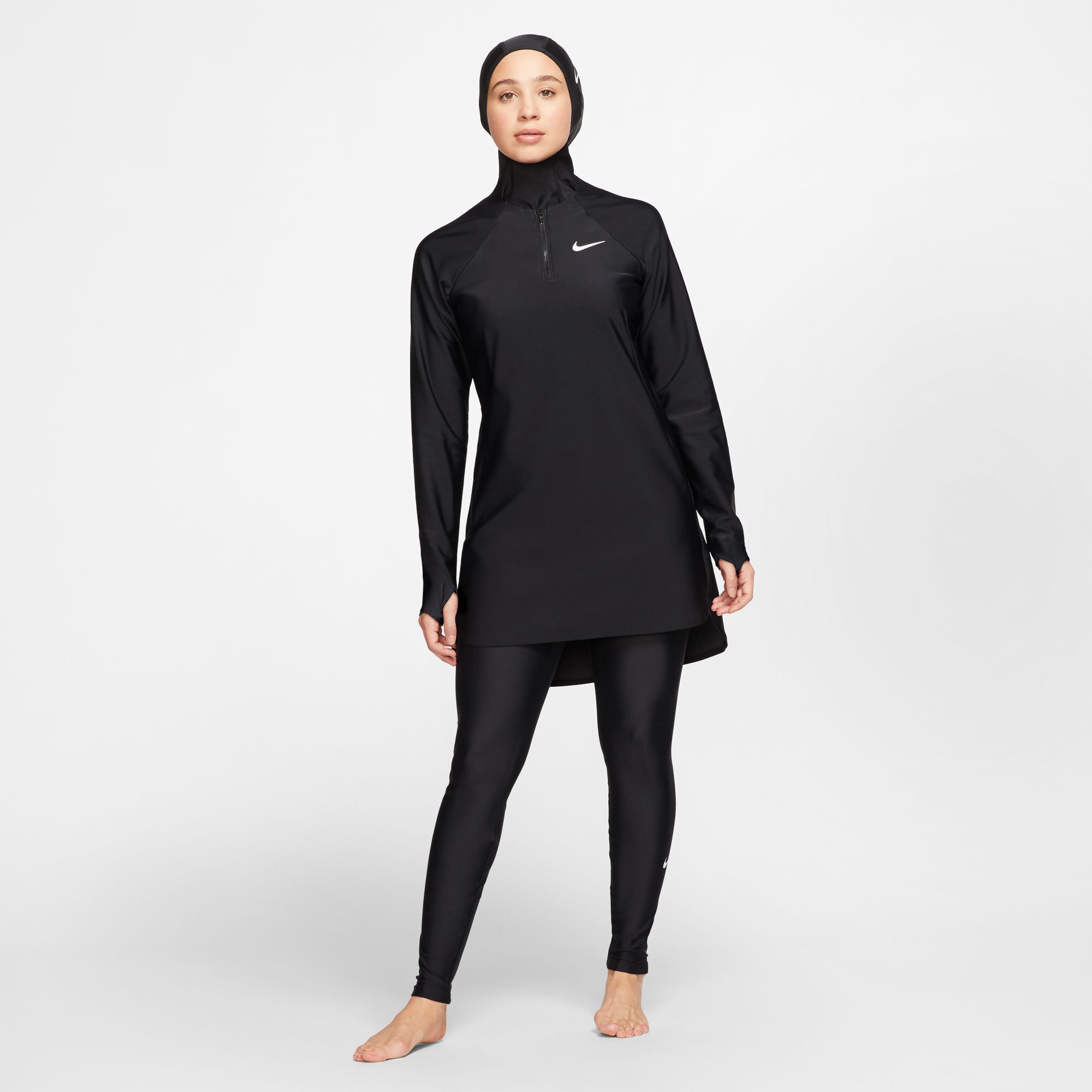 nike full coverage swim tunic