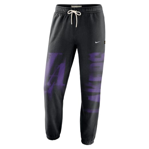 Trousers & Tights-Nike, Los Angeles Lakers Standard Issue, Men's Therma-FIT Fleece Basketball Pants